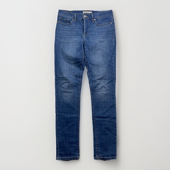 Levi’s 311 Jeans Womens 29 Shaping Skinny Medium Wash Blue Denim Stretch - Picture 1 of 11